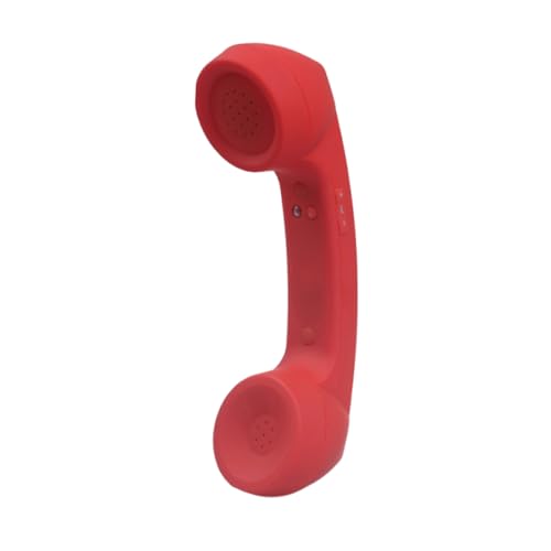 Fiauli Kopfhörer Telefonempfänger Ohrhörer Wireless Retro -Kordelhandset mit Bluetooth -Kompatibilität Stabiler Verbindung Ohrhörer Mikrofondesign für Rot Fiauli Kopfhörer Telefonempfänger Ohrhörer Wireless Retro -Kordelhandset mit Bluetooth -Kompatibilität Stabiler Verbindung Ohrhörer Mikrofondesign für Rot von Fiauli