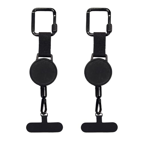 Fiauli Telefon Tether Retractable Cable Security Clip Anti-Diebstahl mit Gürtelstahllinie Universal Verriegelungskarabiner sicher für Reisewanderungen verhindern 2pcs Fiauli Telefon Tether Retractable Cable Security Clip Anti-Diebstahl mit Gürtelstahllinie Universal Verriegelungskarabiner sicher für Reisewanderungen verhindern 2pcs von Fiauli