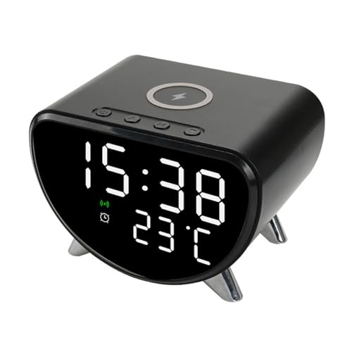 Fiauli WLAN-Ladewecker Desktop mit schnellem digitaler Temperaturmesser 15W-Station für Smartphones Multifunktional bequemes Ladegerät Schwarz Fiauli WLAN-Ladewecker Desktop mit schnellem digitaler Temperaturmesser 15W-Station für Smartphones Multifunktional bequemes Ladegerät Schwarz von Fiauli