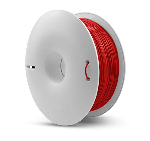 Fiberlogy Nylon PA12 Rot, 1,75 mm (± 0,02), 0,75 kg hochwertiges Filament hergestellt in der EU für Desktop-3D-Drucker von Fiberlogy