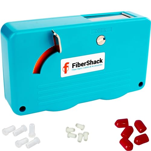 Fibershack Glasfaser-Reinigungsbox Ein 2,5 mm SC Faserreiniger und 1,25 mm LC-Faserreiniger. Unser Reinigungswerkzeug für optische Steckverbinder mit mehr als 500 Anwendungen ist eine entscheidende von Fibershack