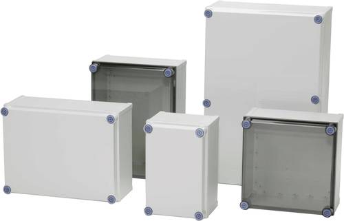 Fibox CAB PCQ 604021G Wand-Gehäuse, Installations-Gehäuse 600 x 400 x 210 Polycarbonat Lichtgrau ( von Fibox