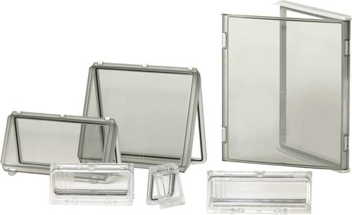 Fibox EKO 30-T-2FSH Gehäusedeckel Deckel Transparent (L x B x H) 280 x 280 x 30mm Polycarbonat Lich von Fibox