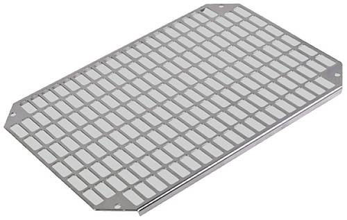 Fibox Mounting plate perforated (730x530x2mm-26x11mm) Galvanized steel Montageplatte gelocht Stahl V von Fibox