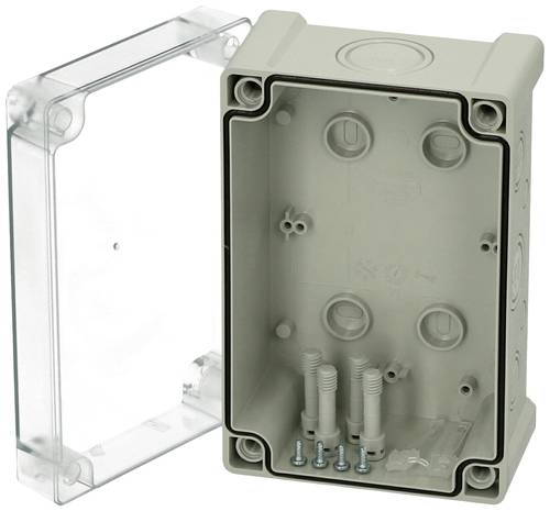 Fibox TPCM 191209T Universal-Gehäuse 187 x 122 x 90 Polycarbonat Lichtgrau (RAL 7035) 1St. von Fibox