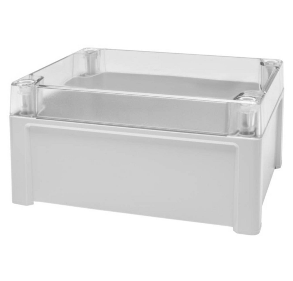 Fibox Montagedose Tempo PC Gehäuse mit Deckelscharnier, transp., (Deckel Transparent) von Fibox