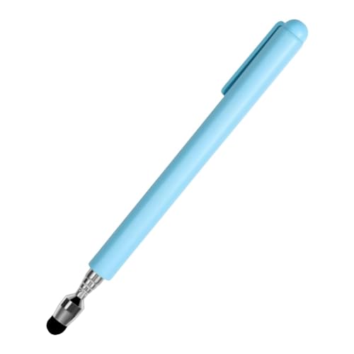Ficher Stylus Pen Universal Teleskop Stylus Pen Stylus Pen für Touchscreens Einziehbarer Pointer Stick & Stylus mit spezieller Beflockungsspitze (Blau) von Ficher