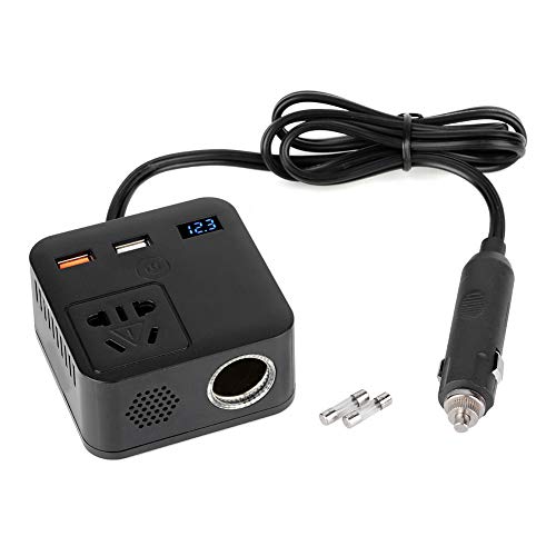 Fictory 150 W Auto-Wechselrichter mit QC3.0 USB-Ladegerät, löst Probleme mit niedrigem Stromverbrauch, erschwinglicher Preis Fictory 150 W Auto-Wechselrichter mit QC3.0 USB-Ladegerät, löst Probleme mit niedrigem Stromverbrauch, erschwinglicher Preis von Fictory