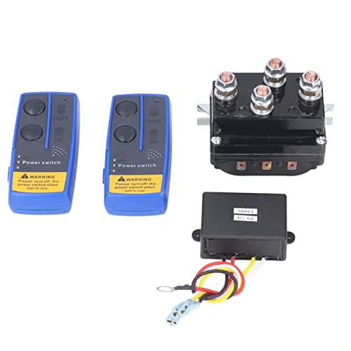 Fictory Elektrisches Seilwinde Relais, 12 V Fernbedienung, einfache Installation, 45,7 m Reichweite, langlebig Fictory Elektrisches Seilwinde Relais, 12 V Fernbedienung, einfache Installation, 45,7 m Reichweite, langlebig von Fictory