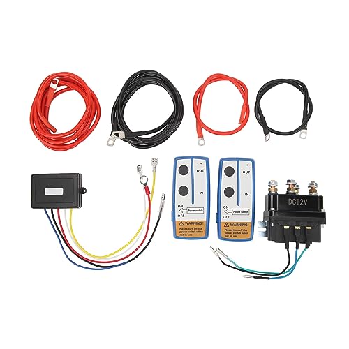 Fictory Kabelloses Seilwinde-Fernbedienungs-Kit für ATV/UTV, Kupfer-Power-Boost, lange Lebensdauer, wasserdichtes Design Fictory Kabelloses Seilwinde-Fernbedienungs-Kit für ATV/UTV, Kupfer-Power-Boost, lange Lebensdauer, wasserdichtes Design von Fictory