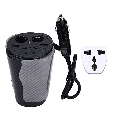 Fictory Sprachgesteuerter LED-Auto-Wechselrichter, 150 W USB-Aufladung, Aluminium-Cup-Design Fictory Sprachgesteuerter LED-Auto-Wechselrichter, 150 W USB-Aufladung, Aluminium-Cup-Design von Fictory