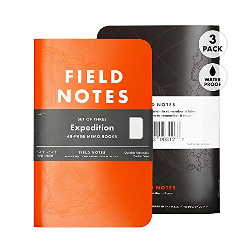 Field Notes Notizheft Expedition von Field Notes