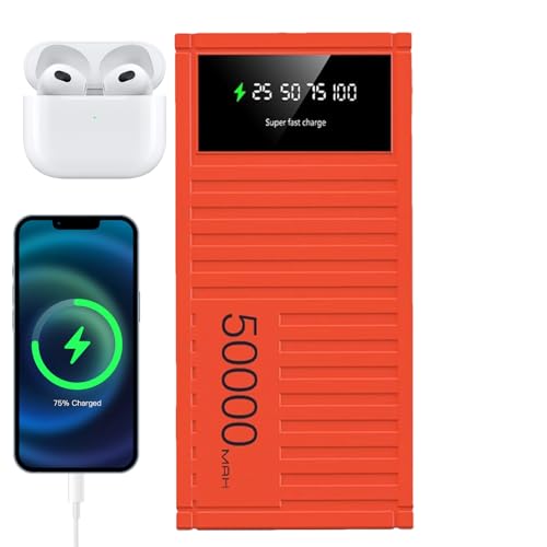Tragbares Schnellladegerät, 50000 mAh Kapazität, 66 W, Schnellladegerät, tragbares Handy-Ladegerät, multifunktionale Energiebank mit LED-Display für Wandern, Camping, Outdoor Tragbares Schnellladegerät, 50000 mAh Kapazität, 66 W, Schnellladegerät, tragbares Handy-Ladegerät, multifunktionale Energiebank mit LED-Display für Wandern, Camping, Outdoor von Fierudeng
