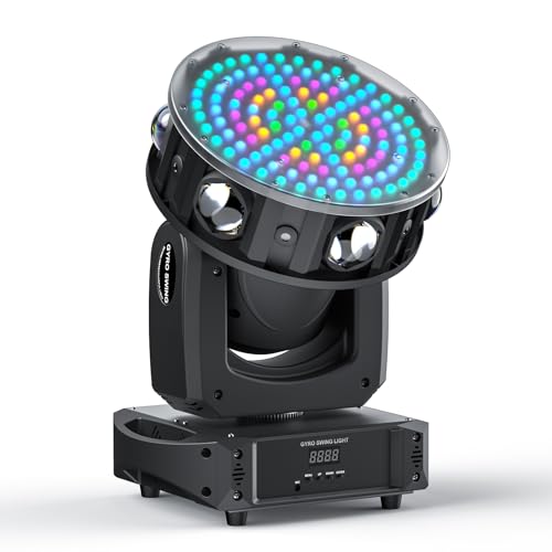 200W Moving Head LED RGBW Bühnenlicht Strahler Beam Scheinwerfer 20CH/57CH Partylicht für Tanzfläche DJ Bar Disco Effektstrahler Bühnentechnik (1 Pack) 200W Moving Head LED RGBW Bühnenlicht Strahler Beam Scheinwerfer 20CH/57CH Partylicht für Tanzfläche DJ Bar Disco Effektstrahler Bühnentechnik (1 Pack) von Fieryzeal