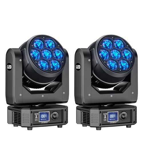 2PCS Moving Head LED 7X40W Bühnenlicht Strahler dmx RGBW mit Zoomfunktion Wash Effekt für Hochzeits Disco DJ Party Strahler Bühnenbeleuchtung Discolicht Party lichter lichteffekte 2PCS Moving Head LED 7X40W Bühnenlicht Strahler dmx RGBW mit Zoomfunktion Wash Effekt für Hochzeits Disco DJ Party Strahler Bühnenbeleuchtung Discolicht Party lichter lichteffekte von Fieryzeal
