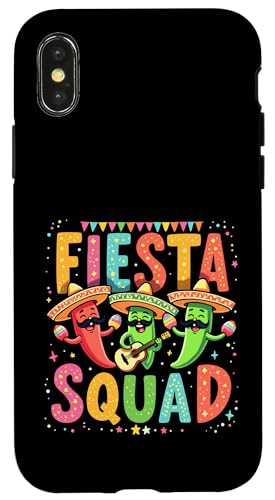 Cinco de Mayo Fiesta Squad Chili Peppers Mexikanische Party Vibes Hülle für iPhone X/XS Cinco de Mayo Fiesta Squad Chili Peppers Mexikanische Party Vibes Hülle für iPhone X/XS von Fiesta Squad Chili Pepper Cinco de Mayo Funny Tees