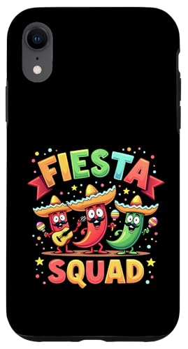 Cinco de Mayo Fiesta Squad Chili Peppers Mexikanische Party Vibes Hülle für iPhone XR Cinco de Mayo Fiesta Squad Chili Peppers Mexikanische Party Vibes Hülle für iPhone XR von Fiesta Squad Chili Pepper Cinco de Mayo Funny Tees