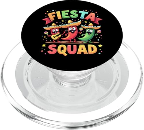 Cinco de Mayo Fiesta Squad Chili Peppers Mexikanische Party Vibes PopSockets PopGrip für MagSafe Cinco de Mayo Fiesta Squad Chili Peppers Mexikanische Party Vibes PopSockets PopGrip für MagSafe von Fiesta Squad Chili Pepper Cinco de Mayo Funny Tees