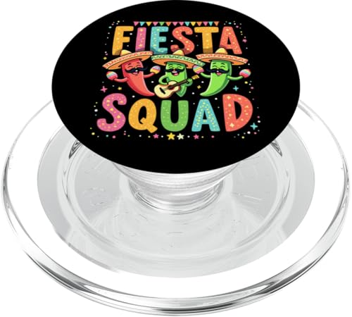 Cinco de Mayo Fiesta Squad Chili Peppers Mexikanische Party Vibes PopSockets PopGrip für MagSafe Cinco de Mayo Fiesta Squad Chili Peppers Mexikanische Party Vibes PopSockets PopGrip für MagSafe von Fiesta Squad Chili Pepper Cinco de Mayo Funny Tees