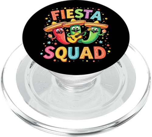Cinco de Mayo Fiesta Squad Chili Peppers Mexikanische Party Vibes PopSockets PopGrip für MagSafe Cinco de Mayo Fiesta Squad Chili Peppers Mexikanische Party Vibes PopSockets PopGrip für MagSafe von Fiesta Squad Chili Pepper Cinco de Mayo Funny Tees
