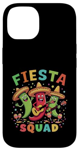 Fiesta Squad Chili Pepper Gitarre Maracas Cinco de Mayo Party Hülle für iPhone 14 Fiesta Squad Chili Pepper Gitarre Maracas Cinco de Mayo Party Hülle für iPhone 14 von Fiesta Squad Chili Pepper Cinco de Mayo Funny Tees