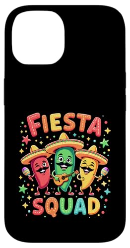 Fiesta Squad Chili Pepper Gitarre Maracas Cinco de Mayo Party Hülle für iPhone 14 Fiesta Squad Chili Pepper Gitarre Maracas Cinco de Mayo Party Hülle für iPhone 14 von Fiesta Squad Chili Pepper Cinco de Mayo Funny Tees