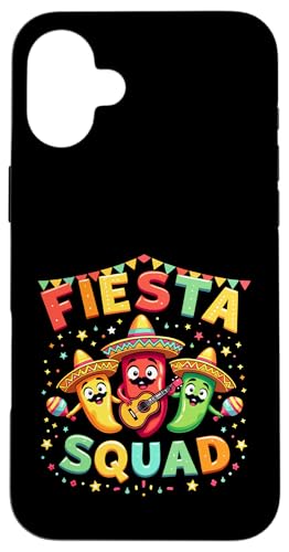 Fiesta Squad Chili Pepper Gitarre Maracas Cinco de Mayo Party Hülle für iPhone 16 Plus Fiesta Squad Chili Pepper Gitarre Maracas Cinco de Mayo Party Hülle für iPhone 16 Plus von Fiesta Squad Chili Pepper Cinco de Mayo Funny Tees