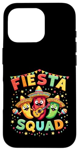 Fiesta Squad Chili Pepper Gitarre Maracas Cinco de Mayo Party Hülle für iPhone 16 Pro Fiesta Squad Chili Pepper Gitarre Maracas Cinco de Mayo Party Hülle für iPhone 16 Pro von Fiesta Squad Chili Pepper Cinco de Mayo Funny Tees