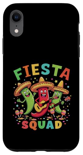Fiesta Squad Chili Pepper Gitarre Maracas Cinco de Mayo Party Hülle für iPhone XR Fiesta Squad Chili Pepper Gitarre Maracas Cinco de Mayo Party Hülle für iPhone XR von Fiesta Squad Chili Pepper Cinco de Mayo Funny Tees