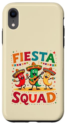 Fiesta Squad Chili Pepper Gitarre Maracas Cinco de Mayo Party Hülle für iPhone XR Fiesta Squad Chili Pepper Gitarre Maracas Cinco de Mayo Party Hülle für iPhone XR von Fiesta Squad Chili Pepper Cinco de Mayo Funny Tees