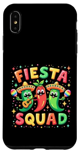 Fiesta Squad Chili Pepper Gitarre Maracas Cinco de Mayo Party Hülle für iPhone XS Max Fiesta Squad Chili Pepper Gitarre Maracas Cinco de Mayo Party Hülle für iPhone XS Max von Fiesta Squad Chili Pepper Cinco de Mayo Funny Tees