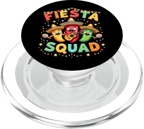 Fiesta Squad Chili Pepper Gitarre Maracas Cinco de Mayo Party PopSockets PopGrip für MagSafe Fiesta Squad Chili Pepper Gitarre Maracas Cinco de Mayo Party PopSockets PopGrip für MagSafe von Fiesta Squad Chili Pepper Cinco de Mayo Funny Tees