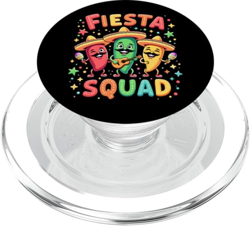 Fiesta Squad Chili Pepper Gitarre Maracas Cinco de Mayo Party PopSockets PopGrip für MagSafe Fiesta Squad Chili Pepper Gitarre Maracas Cinco de Mayo Party PopSockets PopGrip für MagSafe von Fiesta Squad Chili Pepper Cinco de Mayo Funny Tees