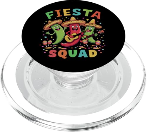 Fiesta Squad Chili Pepper Gitarre Maracas Cinco de Mayo Party PopSockets PopGrip für MagSafe Fiesta Squad Chili Pepper Gitarre Maracas Cinco de Mayo Party PopSockets PopGrip für MagSafe von Fiesta Squad Chili Pepper Cinco de Mayo Funny Tees