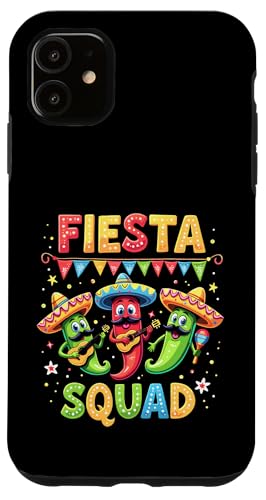 Fiesta Squad Cinco de Mayo Familie passende mexikanische Party Hülle für iPhone 11 Fiesta Squad Cinco de Mayo Familie passende mexikanische Party Hülle für iPhone 11 von Fiesta Squad Chili Pepper Cinco de Mayo Funny Tees