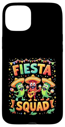 Fiesta Squad Cinco de Mayo Familie passende mexikanische Party Hülle für iPhone 15 Plus Fiesta Squad Cinco de Mayo Familie passende mexikanische Party Hülle für iPhone 15 Plus von Fiesta Squad Chili Pepper Cinco de Mayo Funny Tees