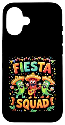 Fiesta Squad Cinco de Mayo Familie passende mexikanische Party Hülle für iPhone 16 Fiesta Squad Cinco de Mayo Familie passende mexikanische Party Hülle für iPhone 16 von Fiesta Squad Chili Pepper Cinco de Mayo Funny Tees