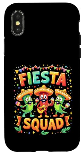 Fiesta Squad Cinco de Mayo Familie passende mexikanische Party Hülle für iPhone X/XS Fiesta Squad Cinco de Mayo Familie passende mexikanische Party Hülle für iPhone X/XS von Fiesta Squad Chili Pepper Cinco de Mayo Funny Tees