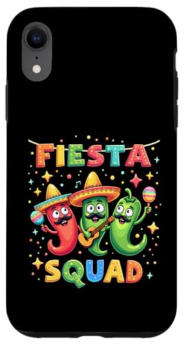 Fiesta Squad Cinco de Mayo Familie passende mexikanische Party Hülle für iPhone XR von Fiesta Squad Chili Pepper Cinco de Mayo Funny Tees