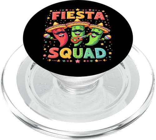 Fiesta Squad Cinco de Mayo Familie passende mexikanische Party PopSockets PopGrip für MagSafe Fiesta Squad Cinco de Mayo Familie passende mexikanische Party PopSockets PopGrip für MagSafe von Fiesta Squad Chili Pepper Cinco de Mayo Funny Tees