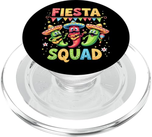 Fiesta Squad Cinco de Mayo Familie passende mexikanische Party PopSockets PopGrip für MagSafe Fiesta Squad Cinco de Mayo Familie passende mexikanische Party PopSockets PopGrip für MagSafe von Fiesta Squad Chili Pepper Cinco de Mayo Funny Tees