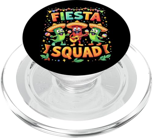 Fiesta Squad Cinco de Mayo Familie passende mexikanische Party PopSockets PopGrip für MagSafe Fiesta Squad Cinco de Mayo Familie passende mexikanische Party PopSockets PopGrip für MagSafe von Fiesta Squad Chili Pepper Cinco de Mayo Funny Tees