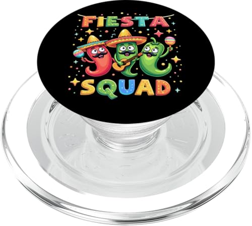 Fiesta Squad Cinco de Mayo Familie passende mexikanische Party PopSockets PopGrip für MagSafe Fiesta Squad Cinco de Mayo Familie passende mexikanische Party PopSockets PopGrip für MagSafe von Fiesta Squad Chili Pepper Cinco de Mayo Funny Tees
