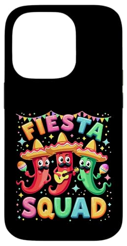 Lustige Chili Pepper Squad mit Gitarre Maracas Mexikanische Party Hülle für iPhone 14 Pro Lustige Chili Pepper Squad mit Gitarre Maracas Mexikanische Party Hülle für iPhone 14 Pro von Fiesta Squad Chili Pepper Cinco de Mayo Funny Tees
