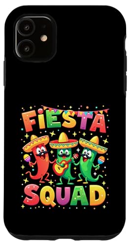 Lustige Chili Peppers Fiesta Squad Cinco de Mayo Mexikanische Party Hülle für iPhone 11 Lustige Chili Peppers Fiesta Squad Cinco de Mayo Mexikanische Party Hülle für iPhone 11 von Fiesta Squad Chili Pepper Cinco de Mayo Funny Tees