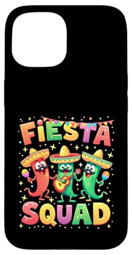 Lustige Chili Peppers Fiesta Squad Cinco de Mayo Mexikanische Party Hülle für iPhone 15 Lustige Chili Peppers Fiesta Squad Cinco de Mayo Mexikanische Party Hülle für iPhone 15 von Fiesta Squad Chili Pepper Cinco de Mayo Funny Tees