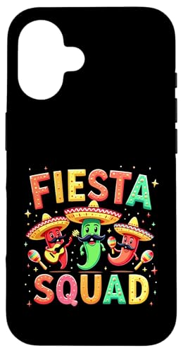 Lustige Chili Peppers Fiesta Squad Cinco de Mayo Mexikanische Party Hülle für iPhone 16 Lustige Chili Peppers Fiesta Squad Cinco de Mayo Mexikanische Party Hülle für iPhone 16 von Fiesta Squad Chili Pepper Cinco de Mayo Funny Tees