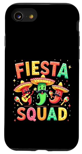 Lustige Chili Peppers Fiesta Squad Cinco de Mayo Mexikanische Party Hülle für iPhone SE (2020) / 7 / 8 von Fiesta Squad Chili Pepper Cinco de Mayo Funny Tees