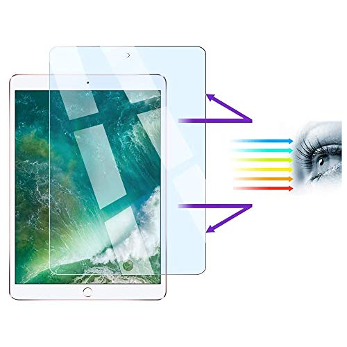 FiiMoo Anti-Blaulicht Schutzfolie Displayschutz Folie Kompatibel mit iPad Air 1/ Air 2/ iPad Pro 9.7 Zoll, Augenpflege, Augenermüdung lindern [Blockiert übermäßiges schädliches blaues Licht & UV] von FiiMoo
