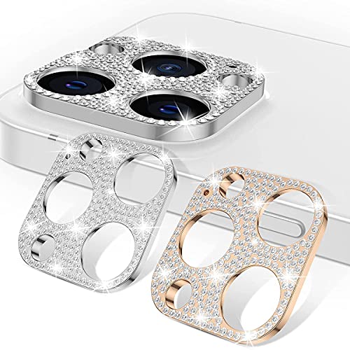 FiiMoo Kamera Linse Schutzfolie Kompatibel mit iPhone 13 Pro/Pro Max,【2 Stück】 Diamant Kamera Objektivschutz Dekorationen Aufkleber Linse Protector Cover für iPhone 13 Pro/Pro Max (Silber + Roségold) FiiMoo Kamera Linse Schutzfolie Kompatibel mit iPhone 13 Pro/Pro Max,【2 Stück】 Diamant Kamera Objektivschutz Dekorationen Aufkleber Linse Protector Cover für iPhone 13 Pro/Pro Max (Silber + Roségold) von FiiMoo
